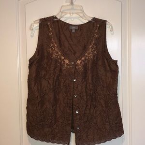 JJill sleeveless blouse